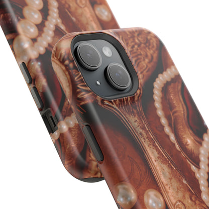 Impact-Resistant Phone Case – Bronze Vanity