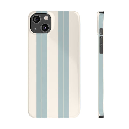 Slim Phone Case – Coastal Stripe
