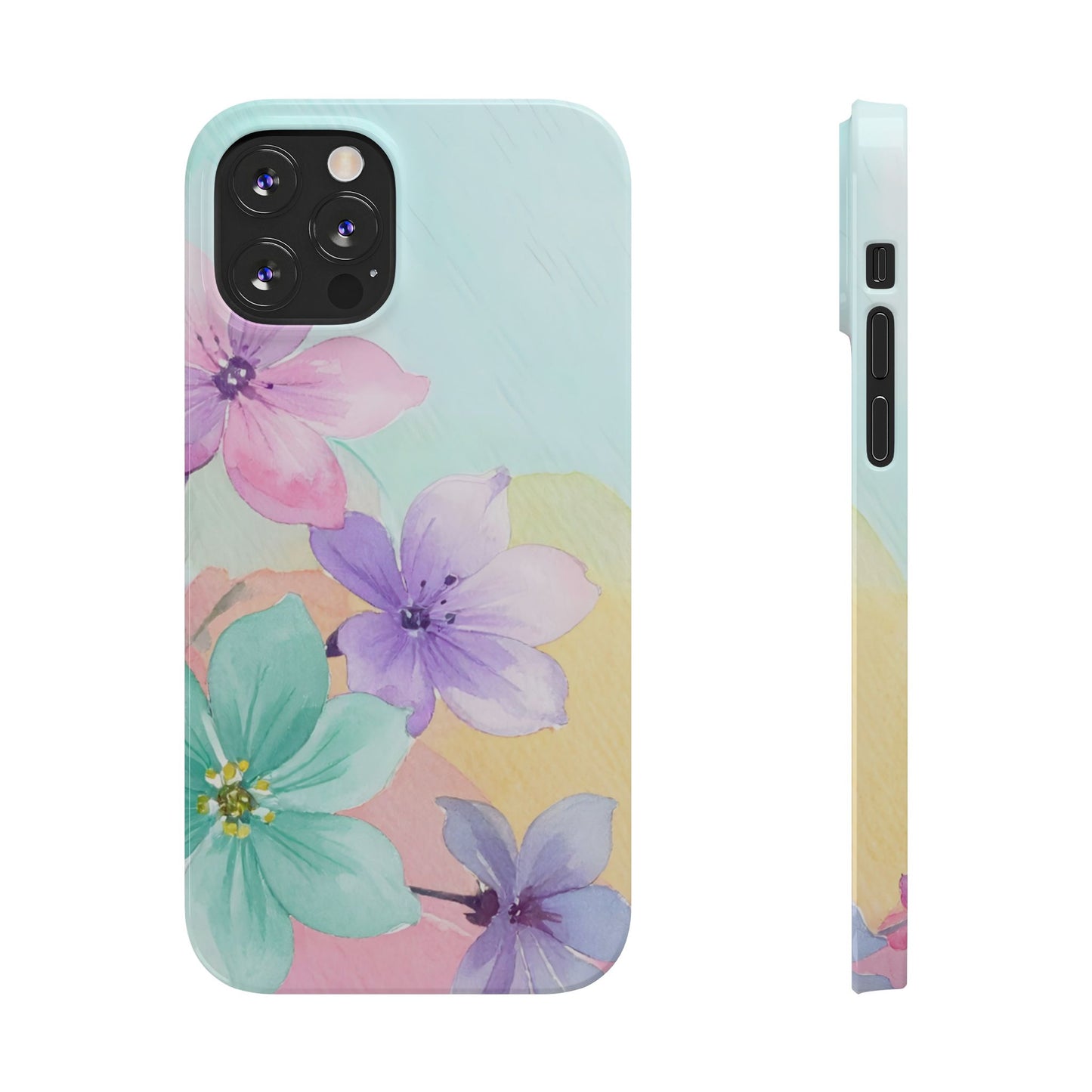Slim Phone Case – Water Petal