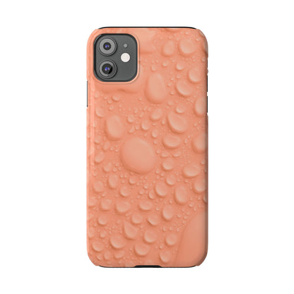 Slim Phone Case – Apricot Rain