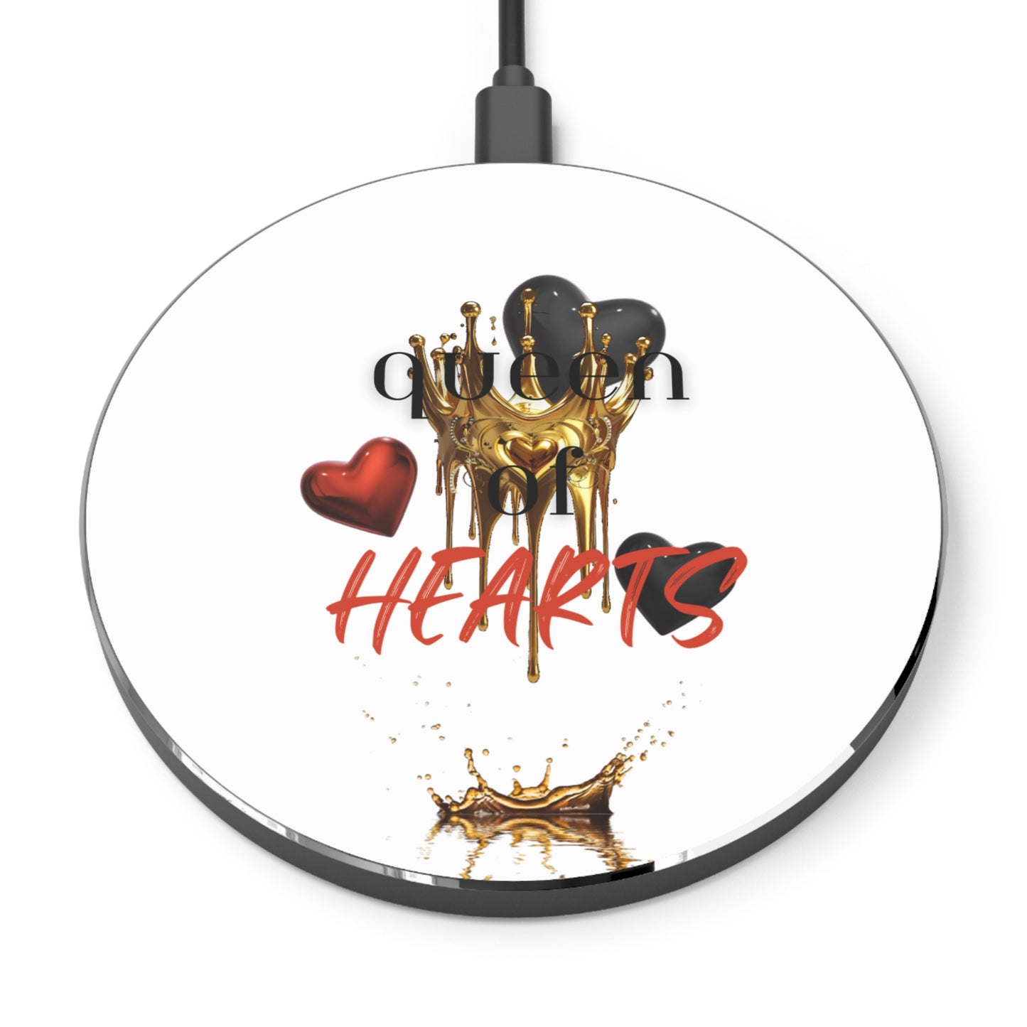 Wireless Charger – Queen of Hearts