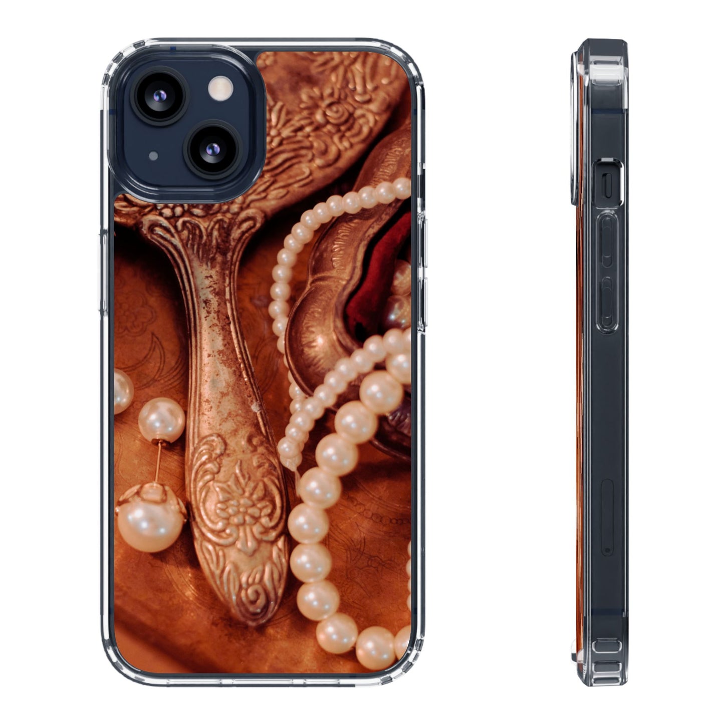Clear Phone Case – Bronze Vanity