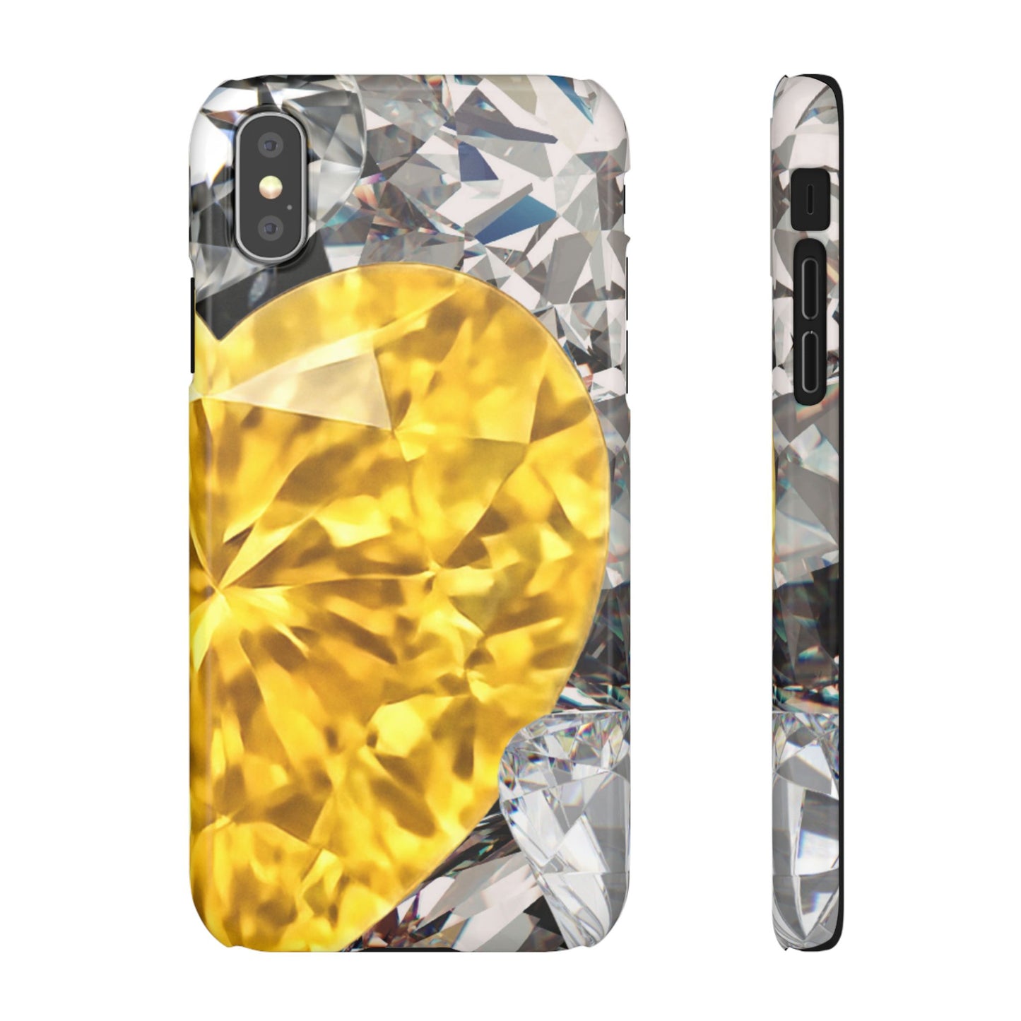 Snap Phone Case – Heart of Gold