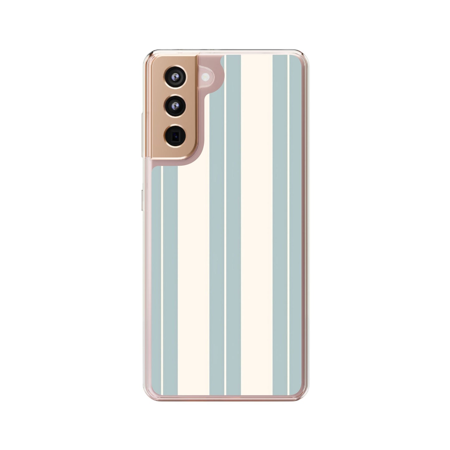 Clear Phone Case – Coastal Stripe