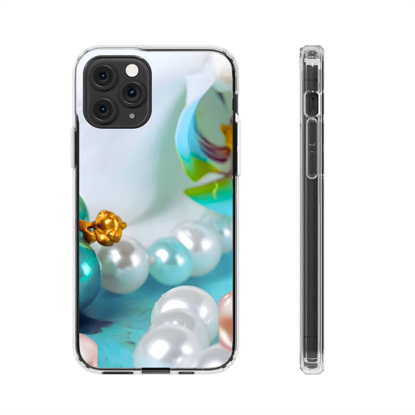 Clear Phone Case – Mermaid's Pearl