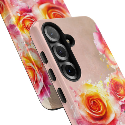 Protective Phone Case – Sunset Roses