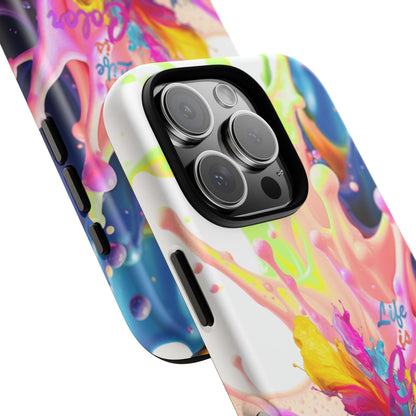 Color Splash Phone Case — “Life in Color” Protective Tough Case