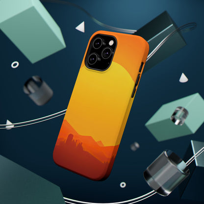 Wireless-Charging Compatible Case – Desert Sunrise