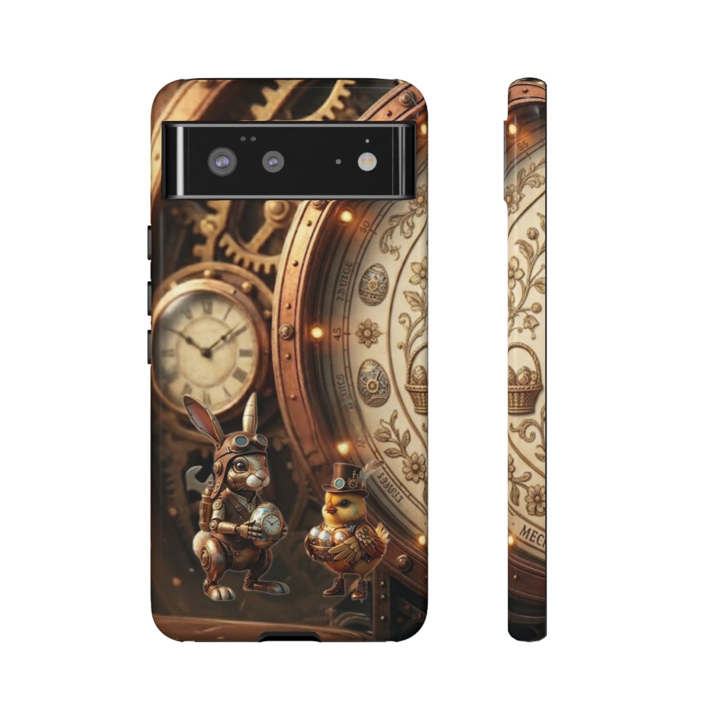 Protective Phone Case – Clockwork Cottontail