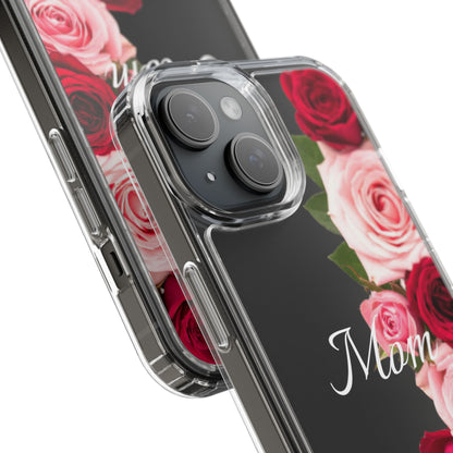 Clear Phone Case – Mom’s Rose Bouquet