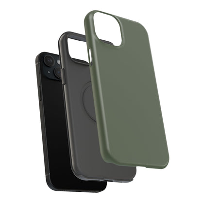 Impact-Resistant Phone Case — Military Green Protective Shockproof Cover