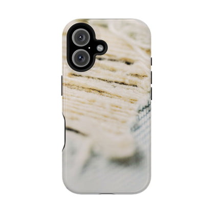 Impact-Resistant Phone Case – Woven Warmth