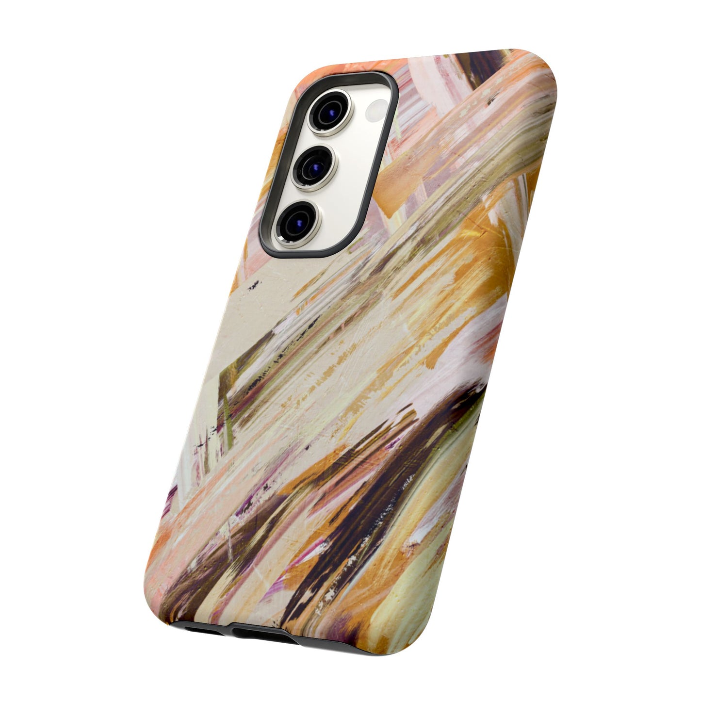 Protective Phone Case – Brush & Bronze