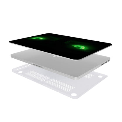 Laptop Case – Neon Green Monster Eyes