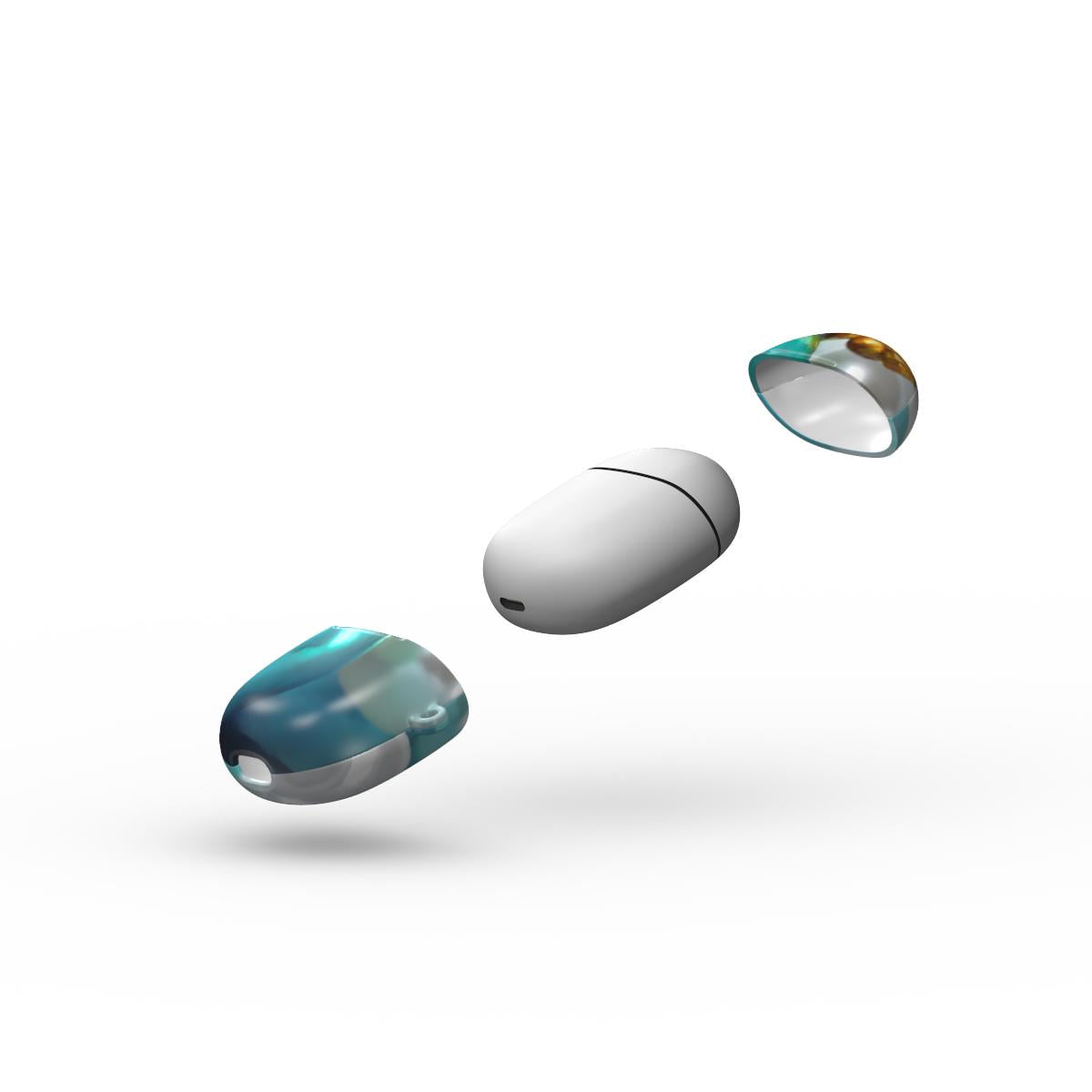 Earbud Tough Case – Mermaid's Pearl