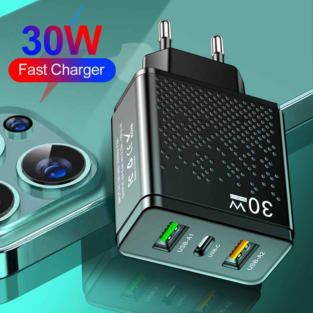 USB Wall Charger – Triple Port