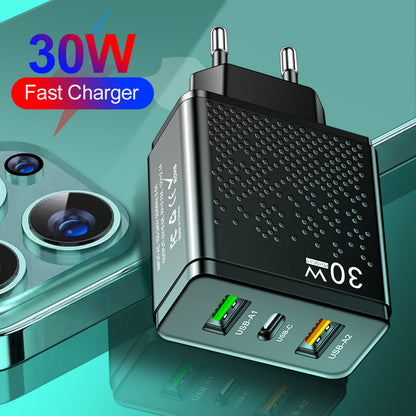 USB Wall Charger – Triple Port