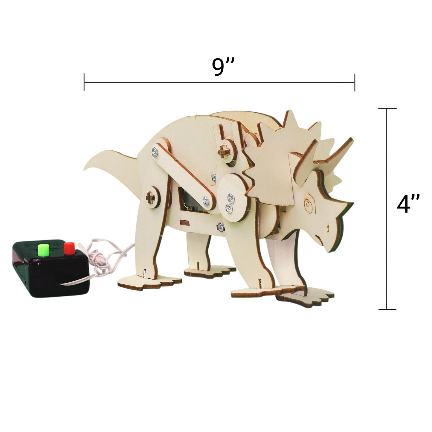 Dinosaur Robot Triceratops DIY Kit - Educational STEM Learning Toy