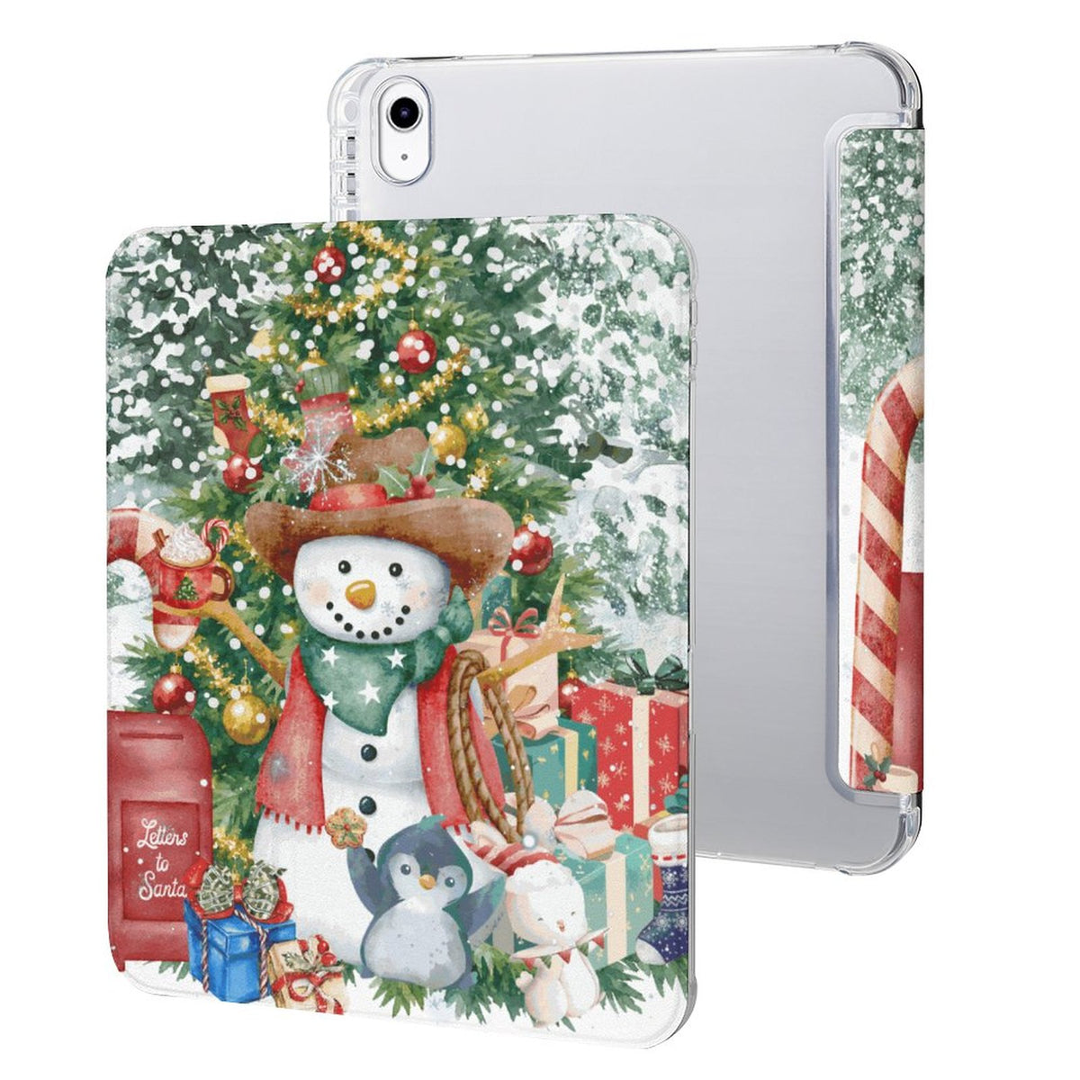 Tablet Case with Pencil Holder – Christmas Came to Town