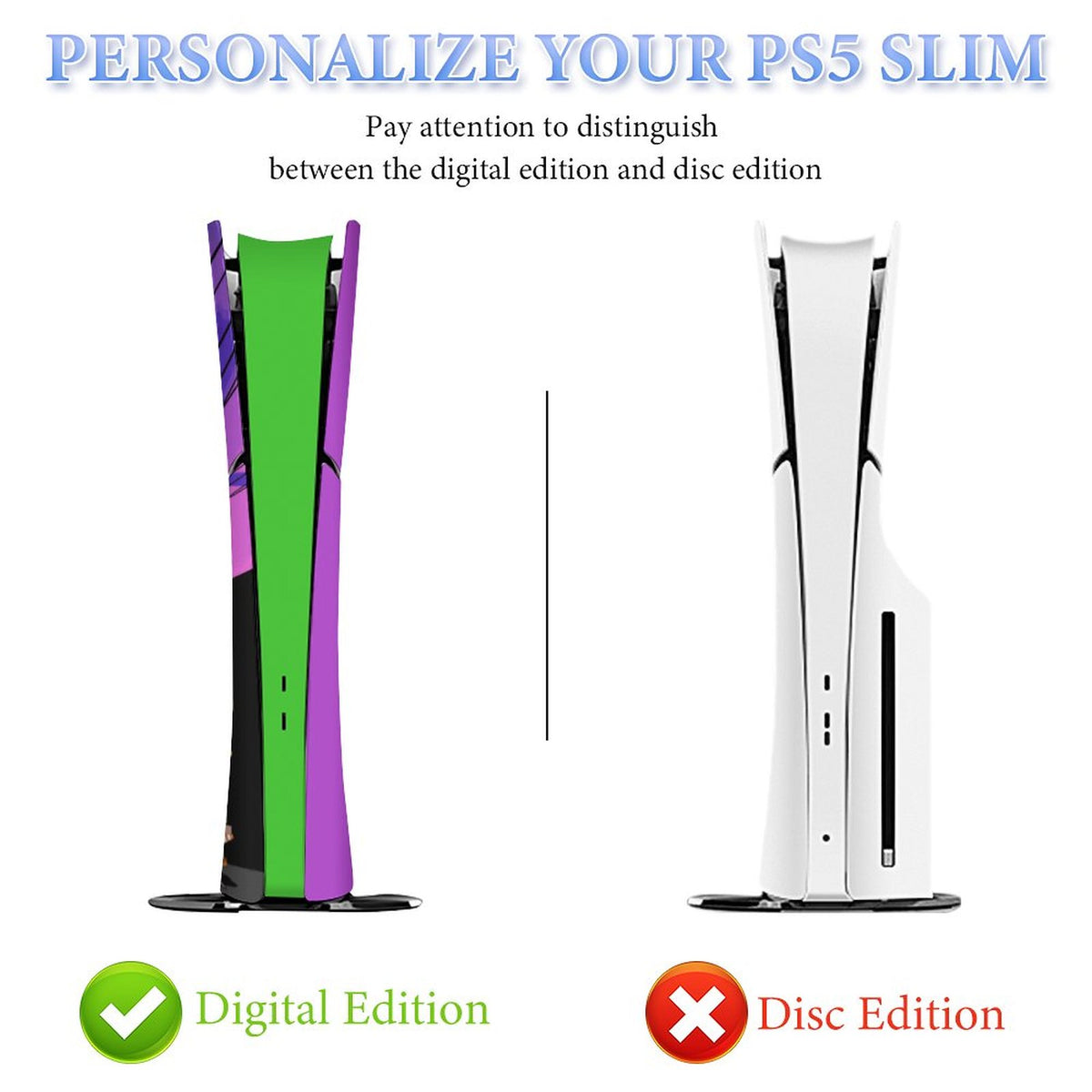 Console Skin Kit – Dead End – Compatible with PlayStation 5 Slim Digital Edition
