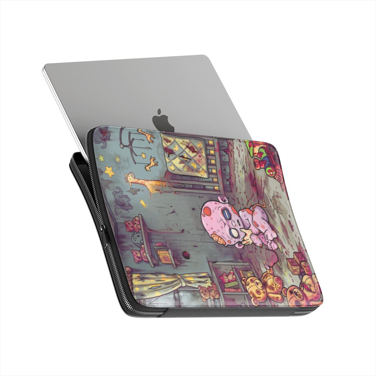 Vegan-Friendly Laptop Sleeve – Little Nightmare