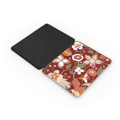 Tablet Case – Rust & Wildflowers