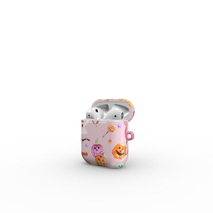 Earbud Case Cover – Spooky Doodles
