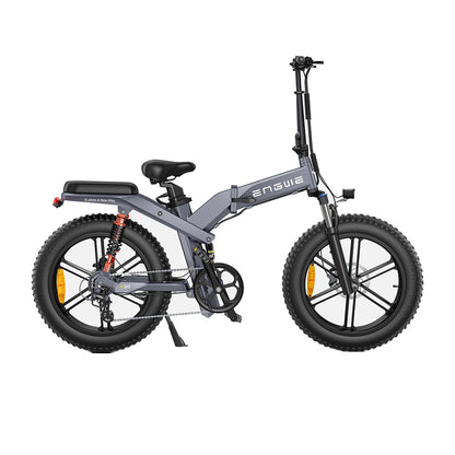 [UK DIRECT]  X20 48V 14.4AH+7.8AH 750W Electric Folding Bicycle 20 Inch 76-114KM Mileage Range Max Load 150KG