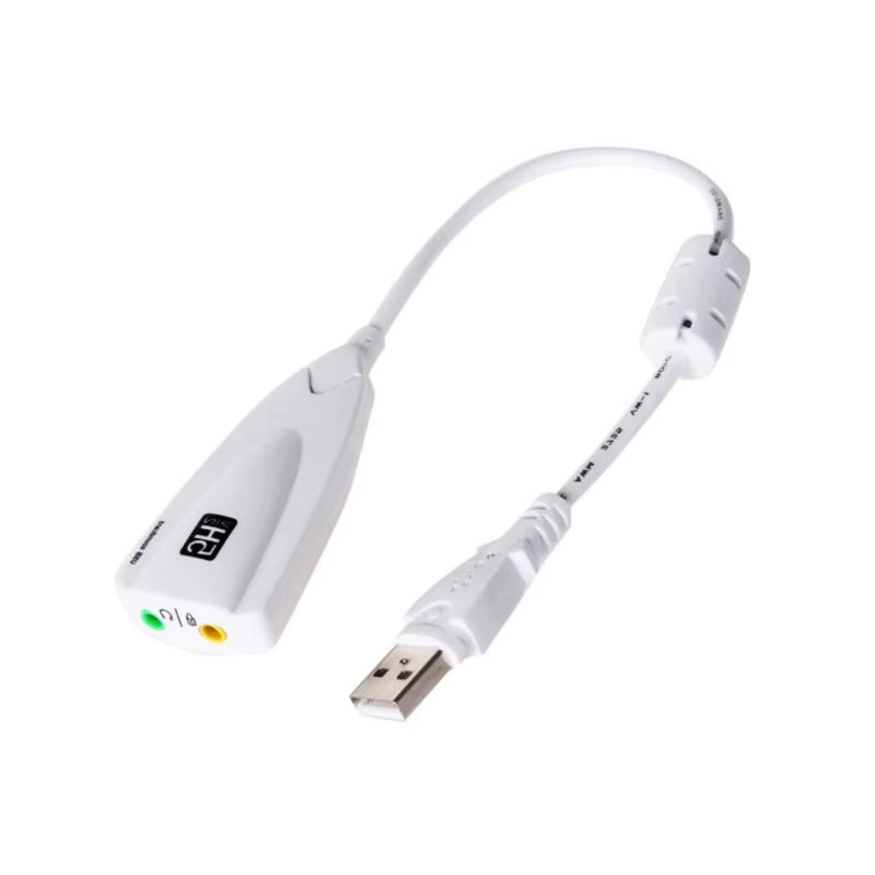 5HV2 Stereo 7.1 Channel with Cable Sound Card USB Sound Card Computer Games Dedicated External High-End Sound Card