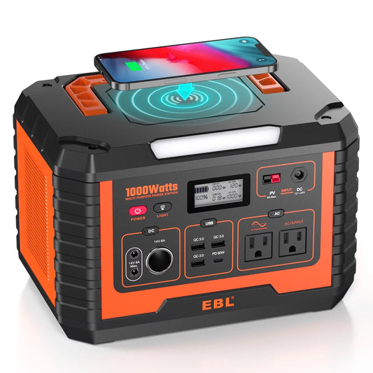1000W Continuous Portable Power Station