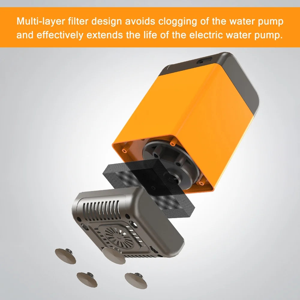 Outdoor Camping Shower, Electric Rechargeable Portable Camping Shower for Camping, Hiking, Traveling