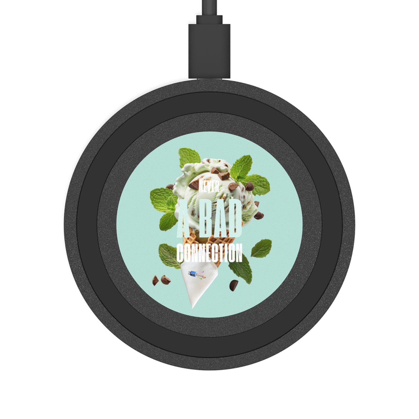 Never a Bad Connection – Mint Ice Cream Wireless Charging Pad 5W