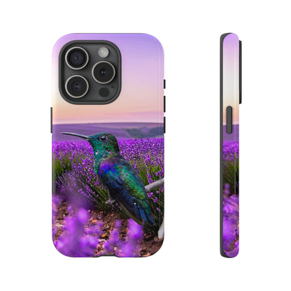 Protective Phone Case – Hummingbird Reverie