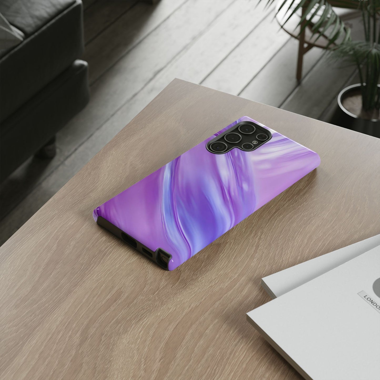 Protective Phone Case – Lavender Wave