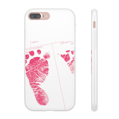 Flexi Case – Mom’s Little Pink Footprints