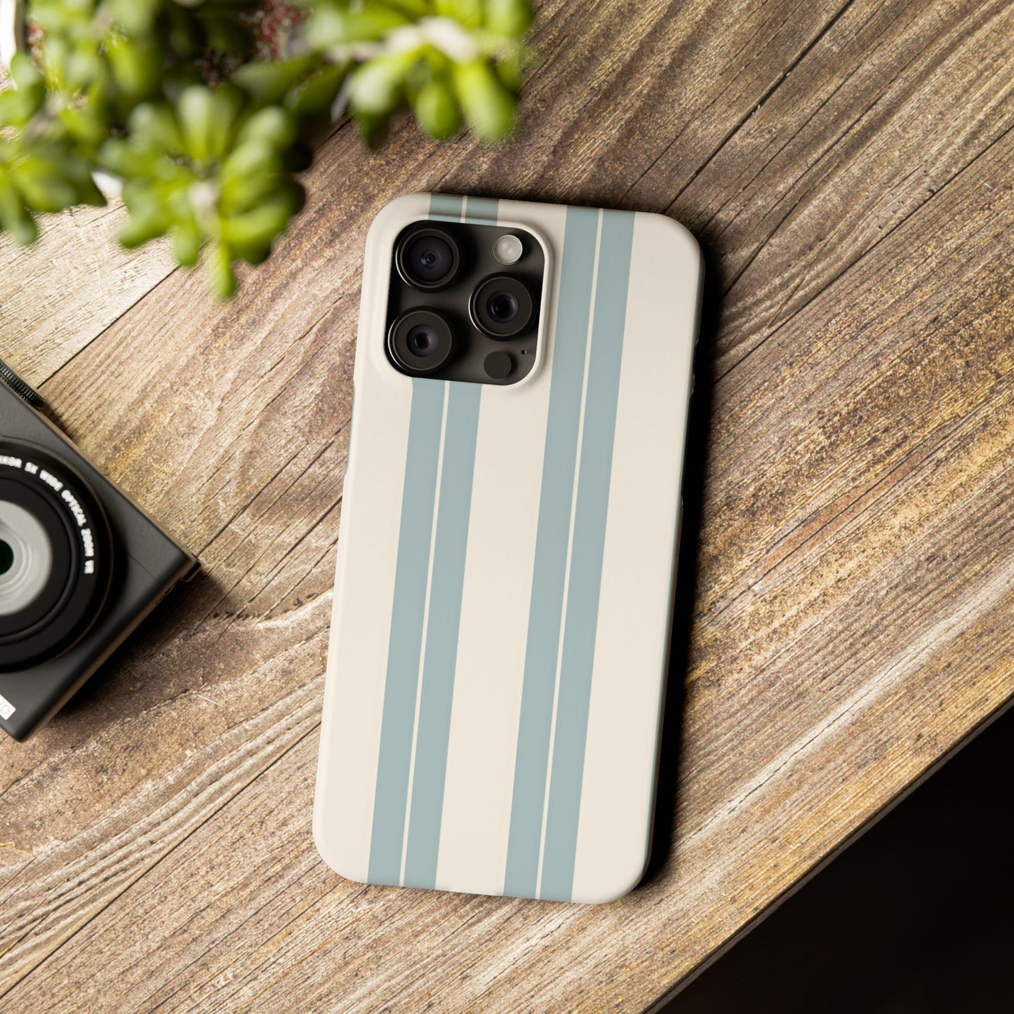 Slim Phone Case – Coastal Stripe