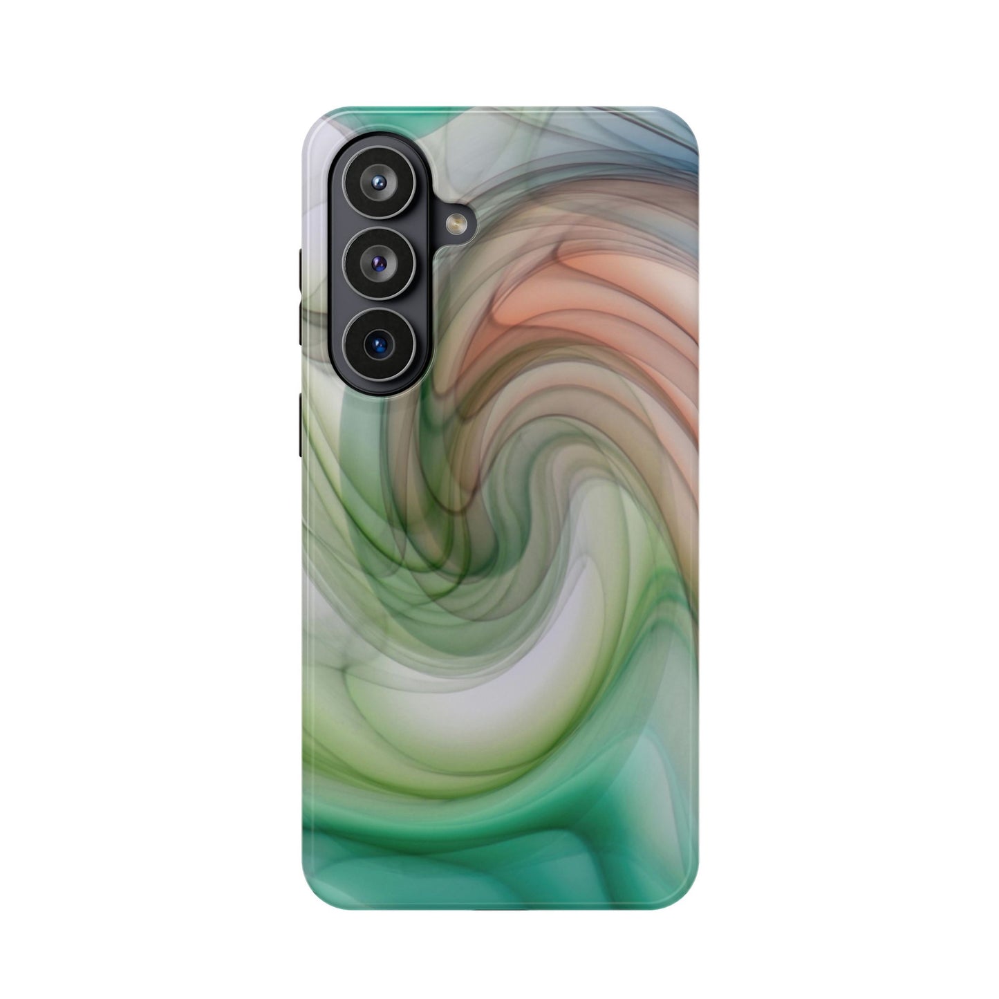 Impact-Resistant Phone Case – Marble Flow
