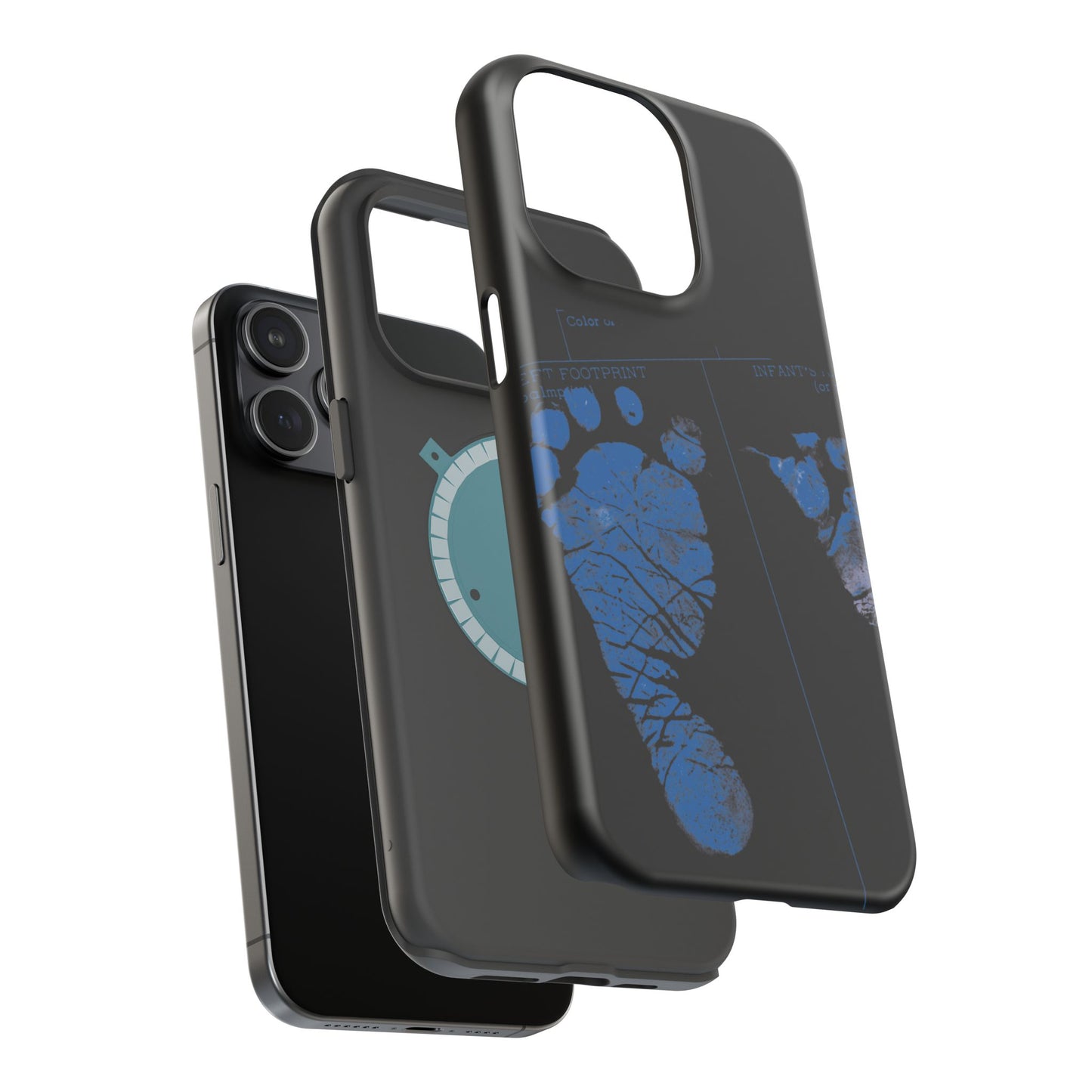 Wireless-Charging Compatible Case – Mom’s Little Blue Footprints