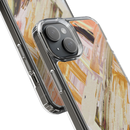 Clear Phone Case – Brush & Bronze