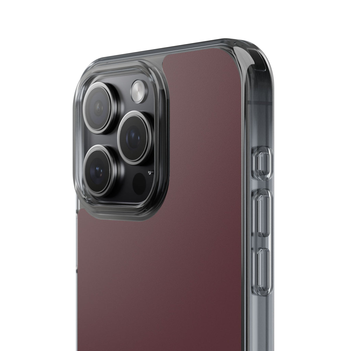 Clear Phone Case – Mulled Wine – Compatible with iPhone 13–17 & Samsung Galaxy S25–S26 Series