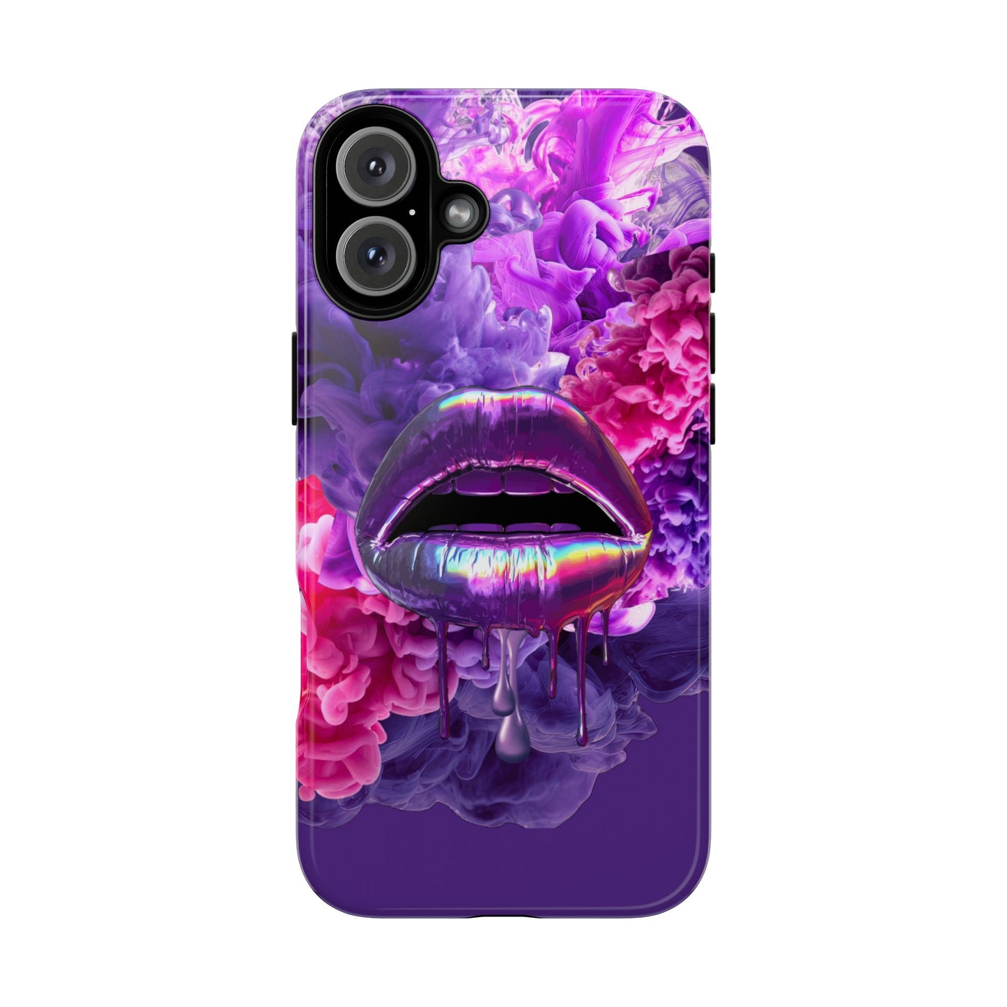 Protective Phone Case – Purple Haze Lips