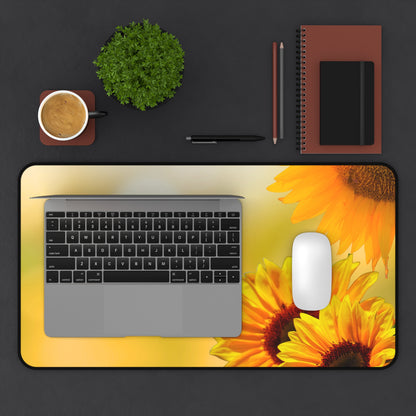 Desk Mat – Sunlit Sunflowers