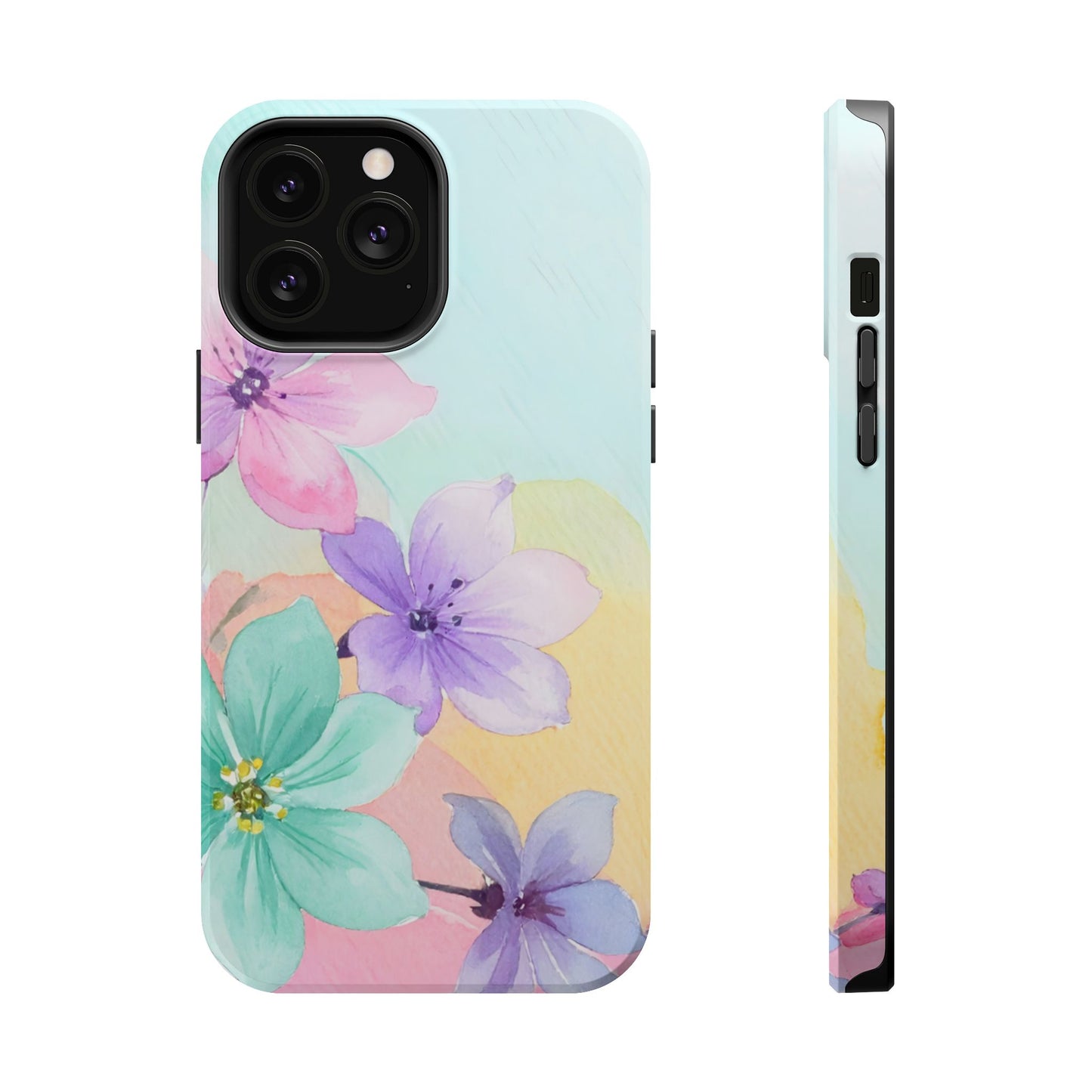 Wireless-Charging Compatible Case – Water Petal