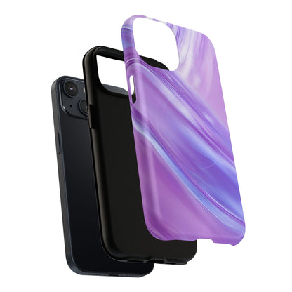 Protective Magnetic Phone Case – Lavender Wave