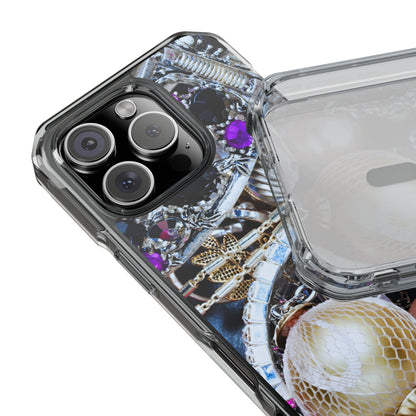 Clear Magnetic Phone Case – Chrome Jewel