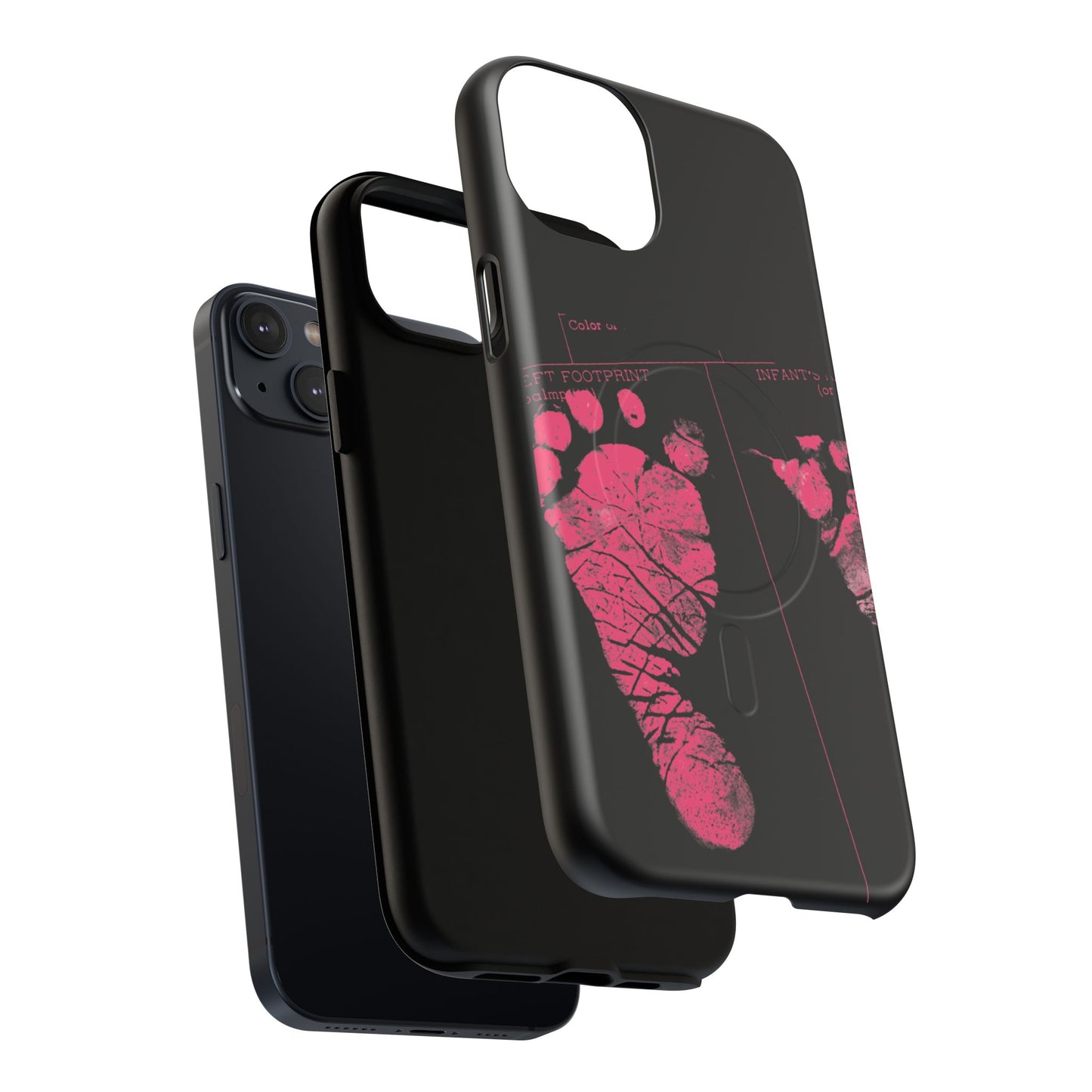 Protective Magnetic Phone Case – Mom’s Little Pink Footprints