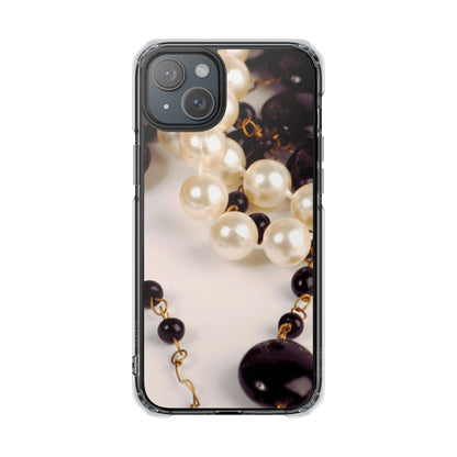 Clear Magnetic Phone Case – Noir Pearl