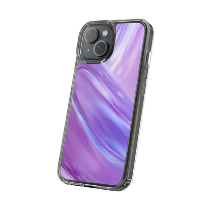 Clear Phone Case – Lavender Wave