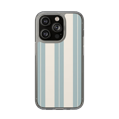 Clear Phone Case – Coastal Stripe