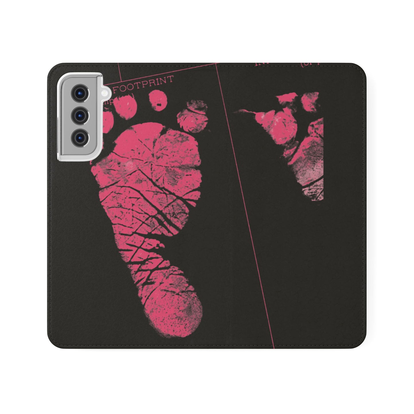 Flip Case – Mom’s Little Pink Footprints